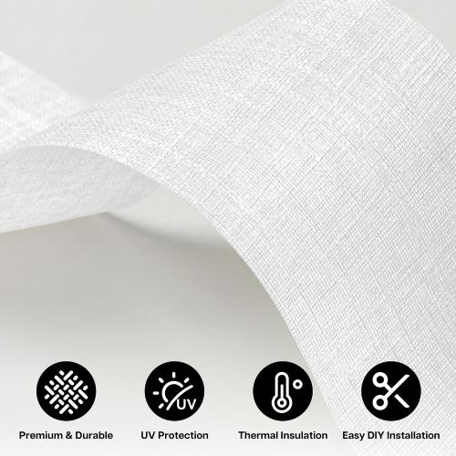LazBlinds Vertical Blinds Replacement Slats, 34 Pack, White