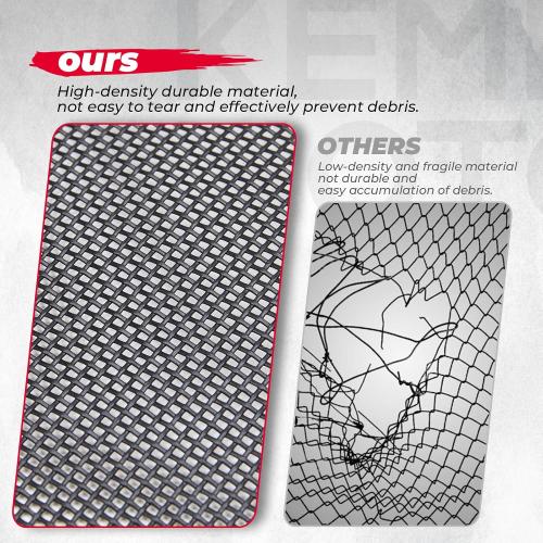 KEMIMOTO Rear Window Net Compatible with 2020-2025 Polaris RZR PRO XP/Pro R/Turbo R Rear Windshield, Airflow UTV Soft Rear Window Shields Against Debris 5 Min Installation Mesh Net