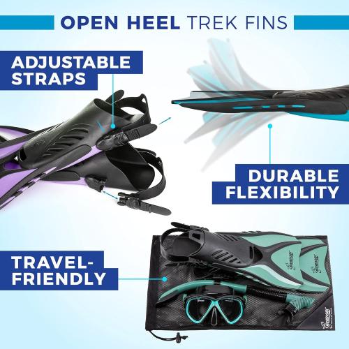 Seavenger Hanalei Anti-Fog 4-Piece Snorkeling Set