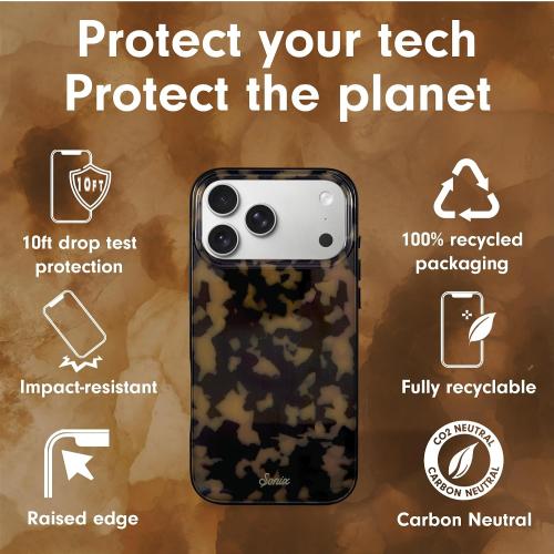 Sonix Case for iPhone 17 Pro | Compatible with MagSafe | 10ft Drop Tested | Tortoiseshell | Brown Tort