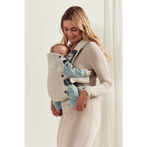 BabyBjörn Baby Carrier Harmony, Cream, 3D Mesh, 3-in-1 Ergonomic Baby Carrier; Newborn, Facing-in, Outward-Facing, and Back Carrying Positions Supported (7-40 lbs), Newborn to Toddler
