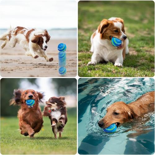Petbobi Active Rolling Ball for Dogs Interactive Dog Ball with LED Flash Light, Include Self Moving Toys for Medium Large Dogs to Chase and Self Play, USB Rechargeable