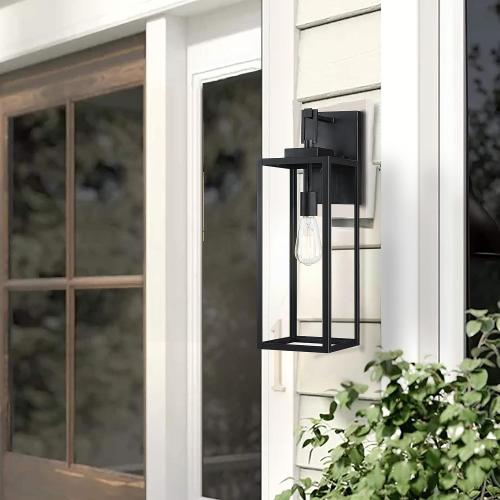 2 Pack 22 Large Size Outdoor Wall Sconce,22 Inch Outdoor Wall Lantern Light for Garage Porch Light Extra Large Exterior Light Fixture for Porch Patio