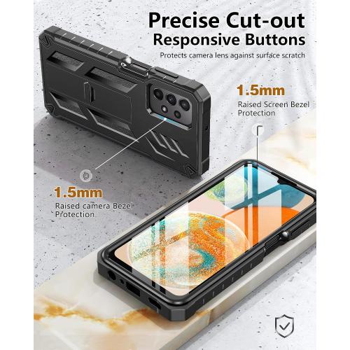 FNTCASE for Samsung Galaxy A23 5G Case with Built-in Screen Protector