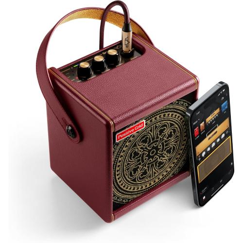 Positive Grid Spark Mini Vai Special Edition 10-Watt Portable Smart Guitar Amp and Bluetooth Speaker – Designed by Steve Vai