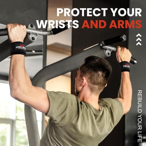 RELIFE REBUILD YOUR LIFE Lifting Hooks for Men and Women(Pair)
