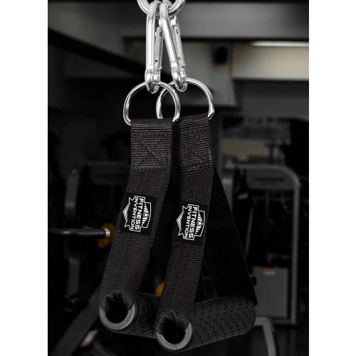 Silver Carabiner Clip 5 Pack - Multipurpose Heavy Duty Snap Hooks - Small and Large Clips for Keys - Carribeaner Hook