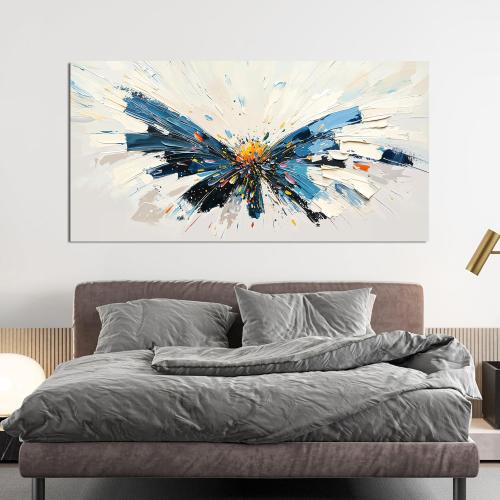 Canvas Wall Art Decor Abstract Modern Wall Art for Living Room Abstract Canvas Art Wall Decor Butterfly Wall Art Pictures Large Colorful Wall Art Prints Artwork for Walls Office Home Decor 24 X 48