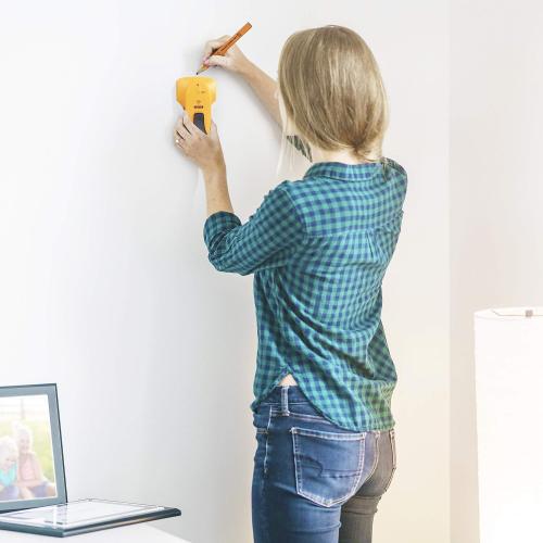 Stud Finder Wall Scanner Wood and Metal Detector Sensor for 3/4 inch Thickness Wall (Yellow)