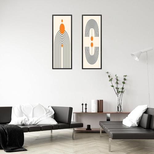 Poster Frame Black 2 Pack, Poster, Picture Frames with HD Plexiglass for Horizontal or Vertical Wall Mounting, Durable Scratch-proof Safe and Artistic