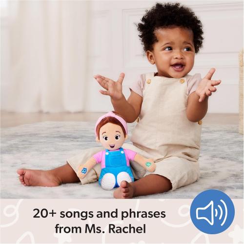 Ms. Rachel Official Speak & Sing Doll, 16” Tall Interactive Toy with 4 Songs & 16  Phrases, Toddler Toys for Girls & Boys Ages 6 Months to 3  Years.