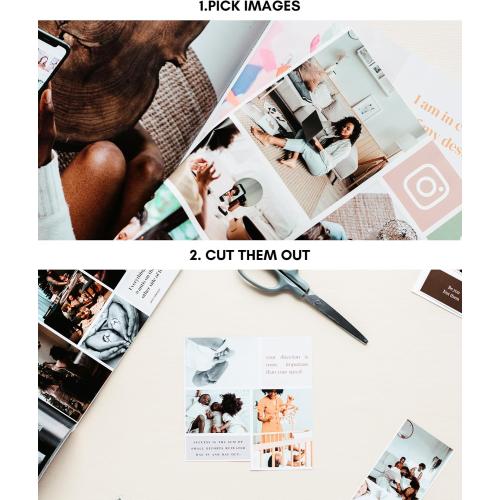 Lamare Vision Board Book for Black Women – 1000  Vision Board Supplies