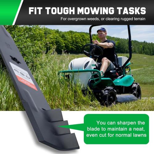 42 Inch Mower Mulching Blades for 134149 138971 Craftsman LT2000 LT1000 Poulan Pro Husqvarna 42 Deck Riding Lawn Mower Replace 532138971 532134149 138498 5-Point Star (2 Pack)