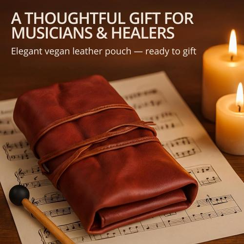 Tuning Forks for Healing Set – Weighted Chakra Tuning Fork Set 128Hz 136.1Hz 256Hz 512Hz with Sound Therapy Activator and Pouch Solfeggio Kit for Healing Therapy Meditation