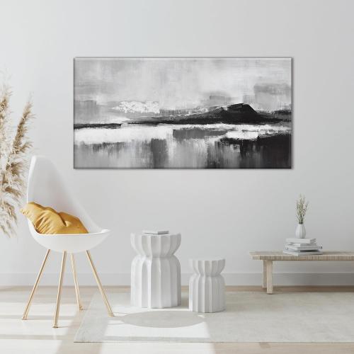 Black and White Large Abstract Canvas Wall Art Decor Modern Wall Decorations Home paintings Decor Wall Art Prints Artwork for Living Room Bedroom Kitchen Office Decor