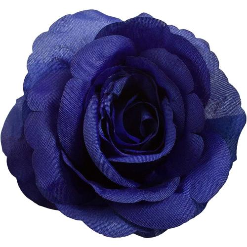 Huata 3PCS 6.56Ft Artificial Rose Flower Silk Vine Hanging Wedding Decor Garlands Home Outdoor Indoor Decor Flower (Blue)