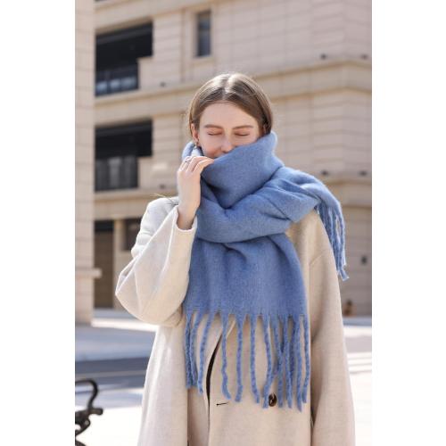 Wander Agio Winter Warm Scarf Long Pashmina Extra Large Shawls and Wraps for Women Large Blanket Scarves Solid