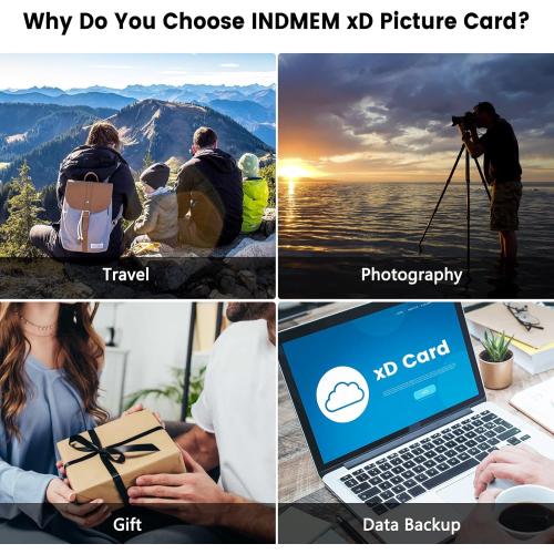 xD-Picture Card 2GB(Type M ) 2GB XD Flash Memory Cards for Olympus Fuji Fujifilm Old Digital Camera, Support Panorama Function,Create 3D Image and Digital Painting