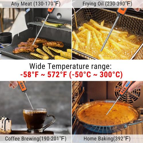TempPro TempSwif 1 Sec Digital Meat Thermometer for Cooking Food