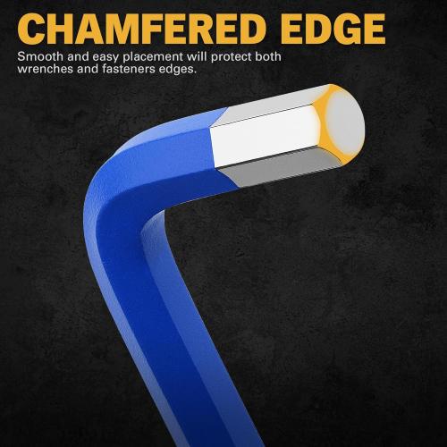 ELEAD Jumbo Hex Key Allen Wrench Set | 13-Piece Metric 2-19mm | Long Ball End Durable S2 | Automotive | Mechanic | Furniture | Professional Grade Tools