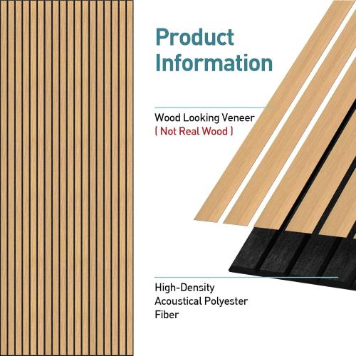 UMIACOUSTICS 6 Packs Acoustic Panel,47.2 x 23.6 Inches Decorative Sound Proof Panel for Office,Home Theater,Studio,Khaki