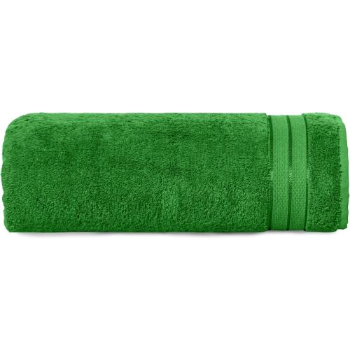 Elegant Comfort Three Line Popcorn Towel Set for Bathroom 35 x 70 inches, Premium Hotel Quality 1-PACK Jumbo Towels, 100% Turkish Cotton,Soft and Durable, Quick Dry and Highly Absorbent, Emerald Green