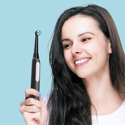 12 PCS IO Replacement Heads Compatible with Oral b iO 2/3/4/5/6/7/8/9/10 Series Electric Toothbrush, Brush Heads Compatible with Oral B IO for Teeth Cleaning (Black/White)