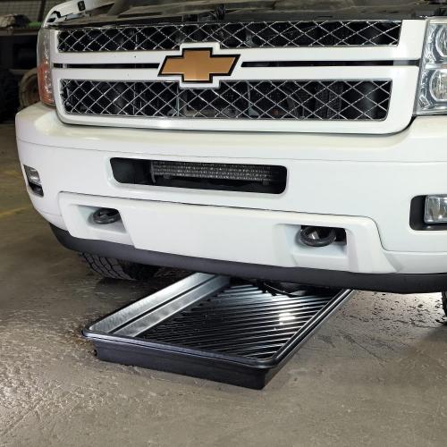 PIG Utility Containment Tray | 23.93 Gallon Sump Capacity | 28.25 W x 52.25 L x 5 H | Black | PAK919