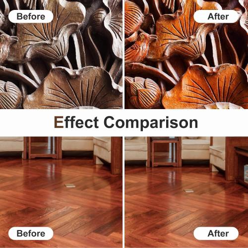 A-HEYIDA 22PCS Wood Furniture Repair Markers - 16 Colors Furniture Touch Up Pen with Beeswax Wood Putty Filler, Wooden Stain Marker Covers Scratches, Scuffs, Cabinets, Tables, Floors