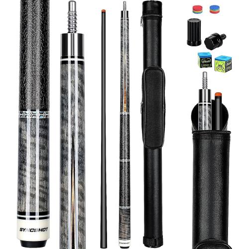 Carbon Fiber Pool Cue Stick 58 Professional Pool Sticks for Adults Full Carbon Technology Tacos De Billiar Low Deflection Billiard Pool Table Cues 3 Colors Available
