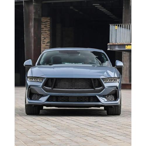 KEWISAUTO Front Bumper Upper Grille for Ford Mustang GT/EcoBoost 2025 2024, Center Insert Grill Cover Upper Grille Trim Panel for Ford Mustang GT Premium/EcoBoost Premium 2025 2024 Accessories