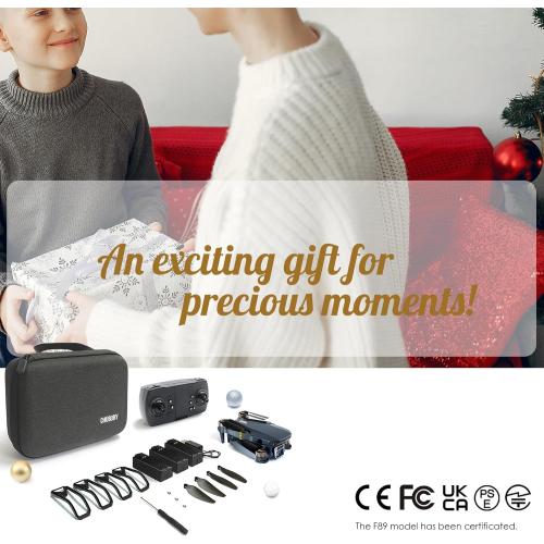 Range Super Endurance Foldable Drone with Camera for Beginners–60  min Flight Time, WiFi FPV Quadcopter with 4K HD Camera, Brushless Motor, Auto Hover, Follow Me (3 Batteries)