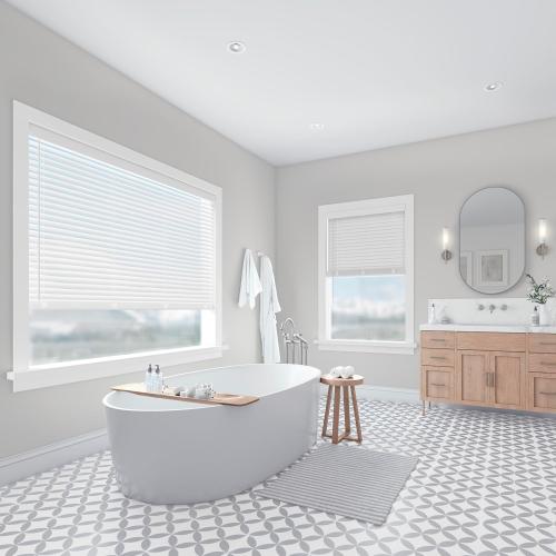 LEVOLOR Basics Cordless Light Filtering Faux Wood Blinds, Easy to Install 2” Blinds for Windows, Timeless Look, Fits up to 30” Width and 64” Length, Home Solution for Any Space or Room