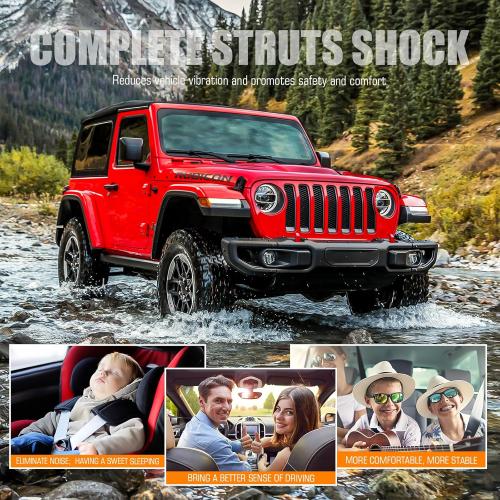 Rear Complete Struts Spring Assembly Shocks Absorbers Fit for Toyota Camry 2004 2005 2006, For Lexus ES330 2004-2006, 172208, 172207 (Set of 2)