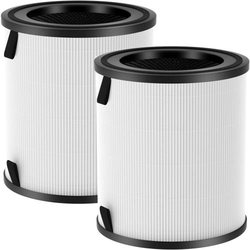 2 Pack LV-H133 Replacement Filter Compatible with LEVOIT LV-H133 Air Purifier, Multi-layer Main Filter, Part No. LV-H133-RF