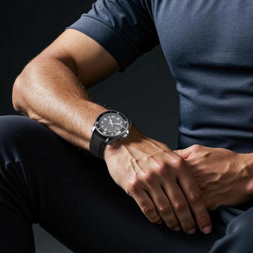 Fullmosa Leather Watch Bands for Men, 22mm 20mm 18mm Quick Release Watch Bands Strap - Burnished Band Vintage Wristband with Stainless Steel Metal Clasp