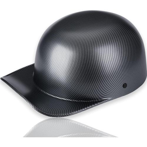 Baseball Style Cap Motorcycle Helmet Unisex-Adult - DOT Approved