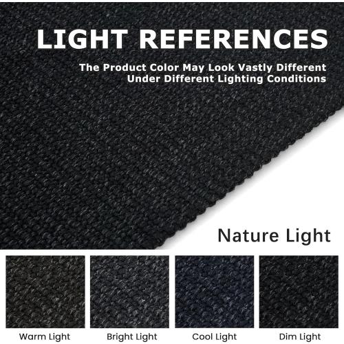 KOZYFLY Washable Runner Rug 3x14 ft Hallway Kitchen Runner Rugs with Rubber Backing Bobo Non Slip Entryway Runner Indoor, Long Carpet Runners for Hall Kitchen Entryway, Black