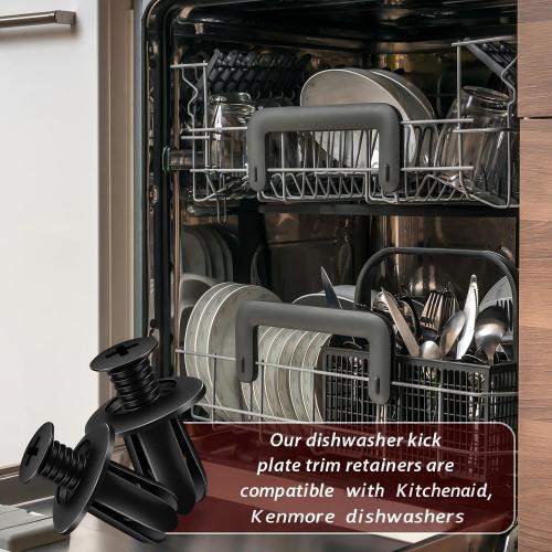 Mudder 20 Pcs Dishwasher Access Panel Retainer Clips, Dishwasher Mounting Clips Kick Plate Compatible with Kenmore Replace WPW10503548, W10331789, W10503548, PS11755736, AP6022403
