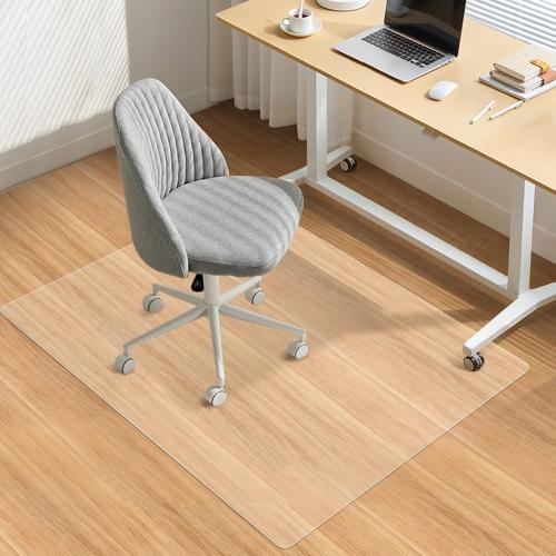 Vicwe Chair mat for Hardwood Floor, 36 x 48 inches Fully Transparent Floor Mats for Rolling Chairs, Floor Protector, Easy Clean, Rectangle