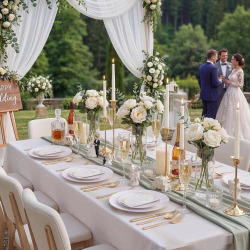 KIRE 100PCS Disposable Plates - White with Gold Rim for Easter/Wedding/Spring Party- Includes 50Pieces 10.25inch Dinner and 50Pieces 7.5inch Dessert/Salad Plates