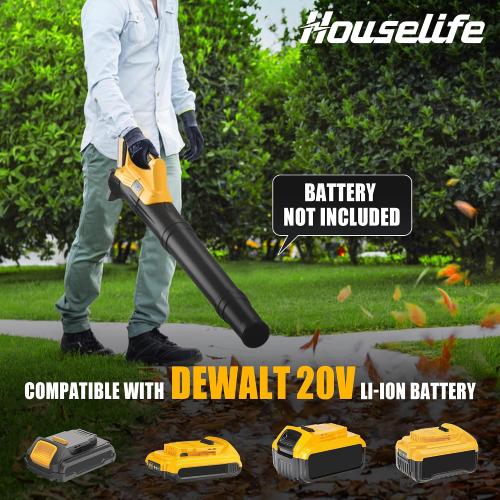Cordless Weed Trimmer and Leaf Blower Combo Compatible with Dewalt 20V Max Battery(Battery Not Included), 12 Inch Weed Eater/String Trimmer with Auto-Feed, Lightweight Leaf Blower Cordless