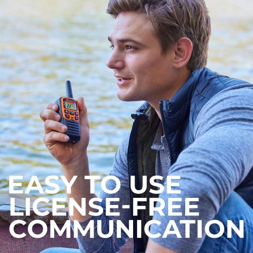 Midland- T51VP3 X-TALKER Spotting and Recovery Walkie-Talkie Long Range - FRS Two Way Radio for kids Caravanning with NOAA Weather Scan   Alert, 38 Privacy Codes - Black/Orange - 2 Pack