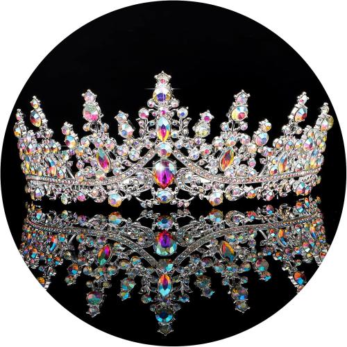 Queen Crown for Women Crystal Princess Tiaras Rhinestone Wedding Tiara for Bride Birthday Crown for Women Bride Prom Pageant Halloween Costume Cosplay Props Hair Accessories