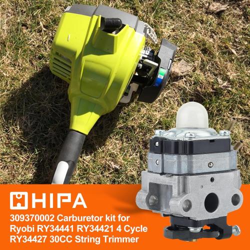 Hipa C430 Carburetor fit Ryobi S430 X430 309370002 RY34001 RY34421 RY34441 RY34005 RY34442 RY34445 RY34422 RY34425 30cc String Trimmer