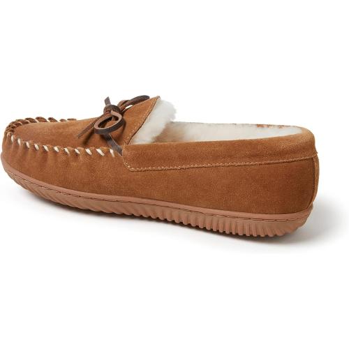 Fireside by Dearfoams Women's Alice Springs Genuine Shearling Indoor/Outdoor Moccasin (Size 6)