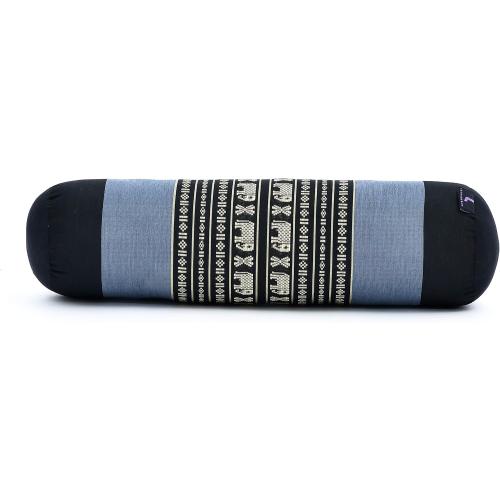 Leewadee Small Yoga Bolster – Shape-Retaining Cervical Neck Roll, Tube Pillow for Comfortable Reading, Kapok Filling, 22 x 6 x 6 inches