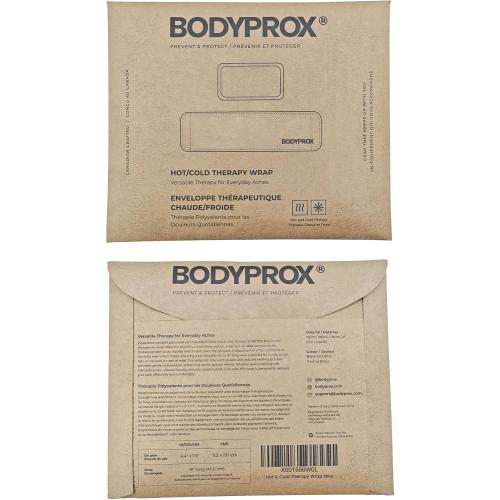 BODYPROX Cold & Hot Therapy Wrap, Reusable Gel Pack for Pain Relief. Great for Sprains, Muscle Pain, Bruises, Injuries, Etc. (Foot, Arm, Elbow, Ankle).