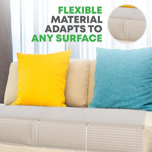 Petfolio 12 Pack Scat Mat for Cats - 16 x 13 Inch Cat Spike Mat with 1 Inch Spike is A Perfect Pet Training Mat Device for Cat Repellent Indoor & Outdoor to Deter Cats & Other Animals for All Seasons