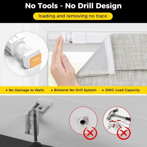 no Drill Cordless Roman Shades for Windows, 20 W × 64 H - 100% Blackout - Linen - Beige